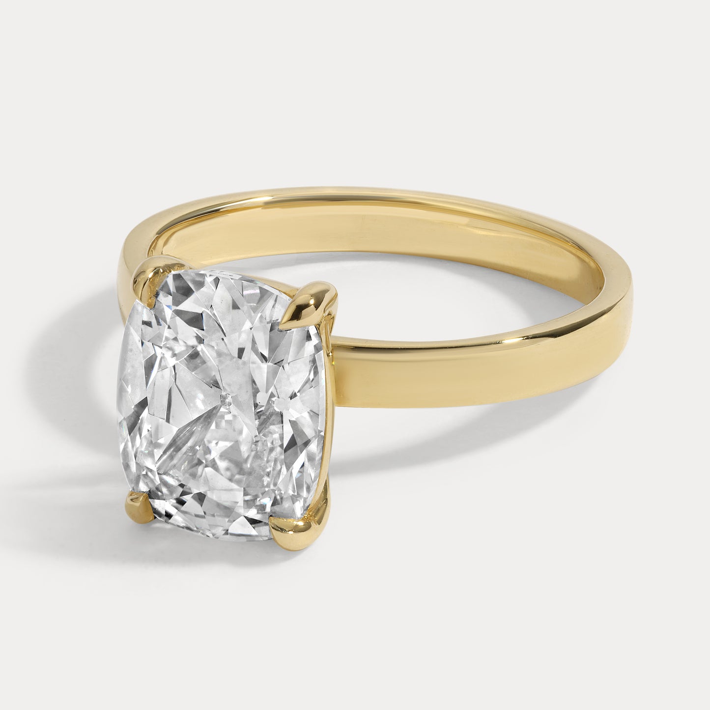 Emily - 3.02ct Lab Grown Old Mine Engagement Ring
