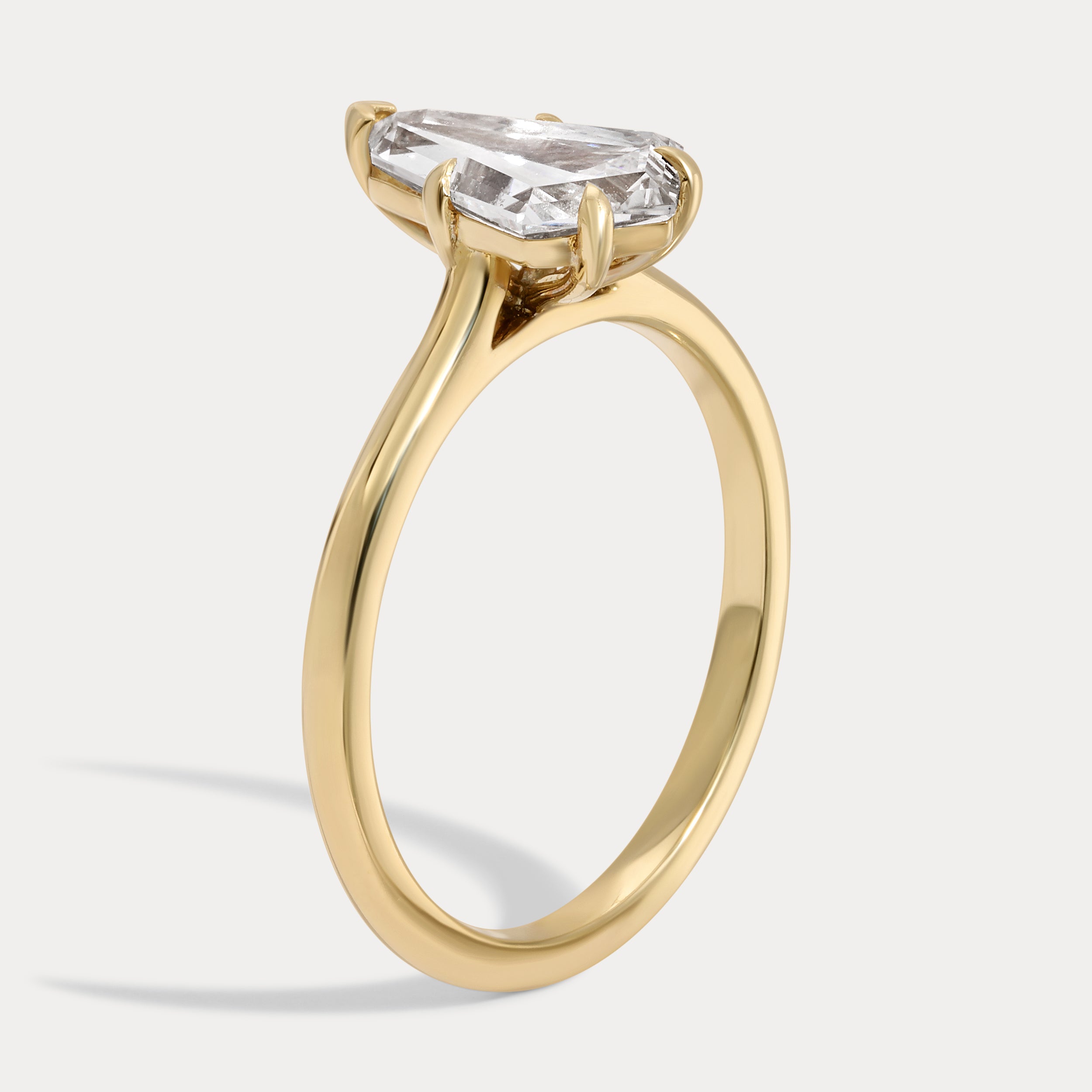 Claire - 1.25ct Lab Grown Kite Engagement Ring – JK Diamond Co.