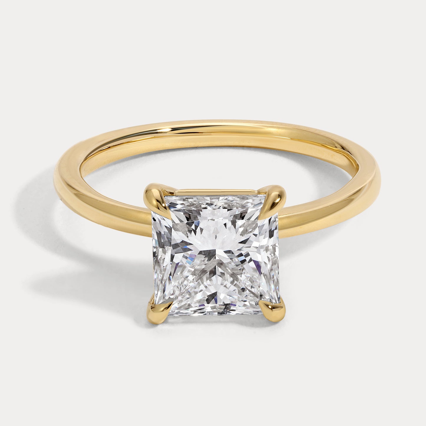 Amy - 2.60ct Lab Grown Princess Engagement Ring