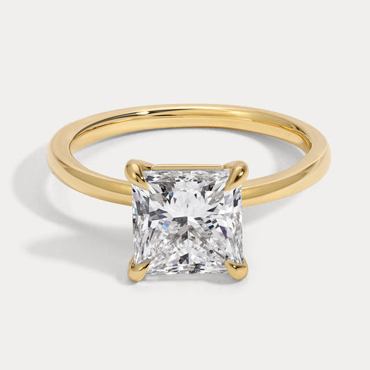 Amy - 2.60ct Lab Grown Princess Engagement Ring