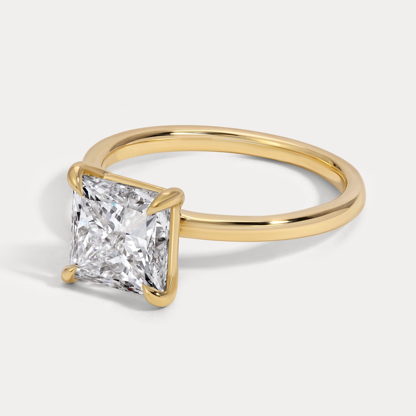 Amy - 2.60ct Lab Grown Princess Engagement Ring
