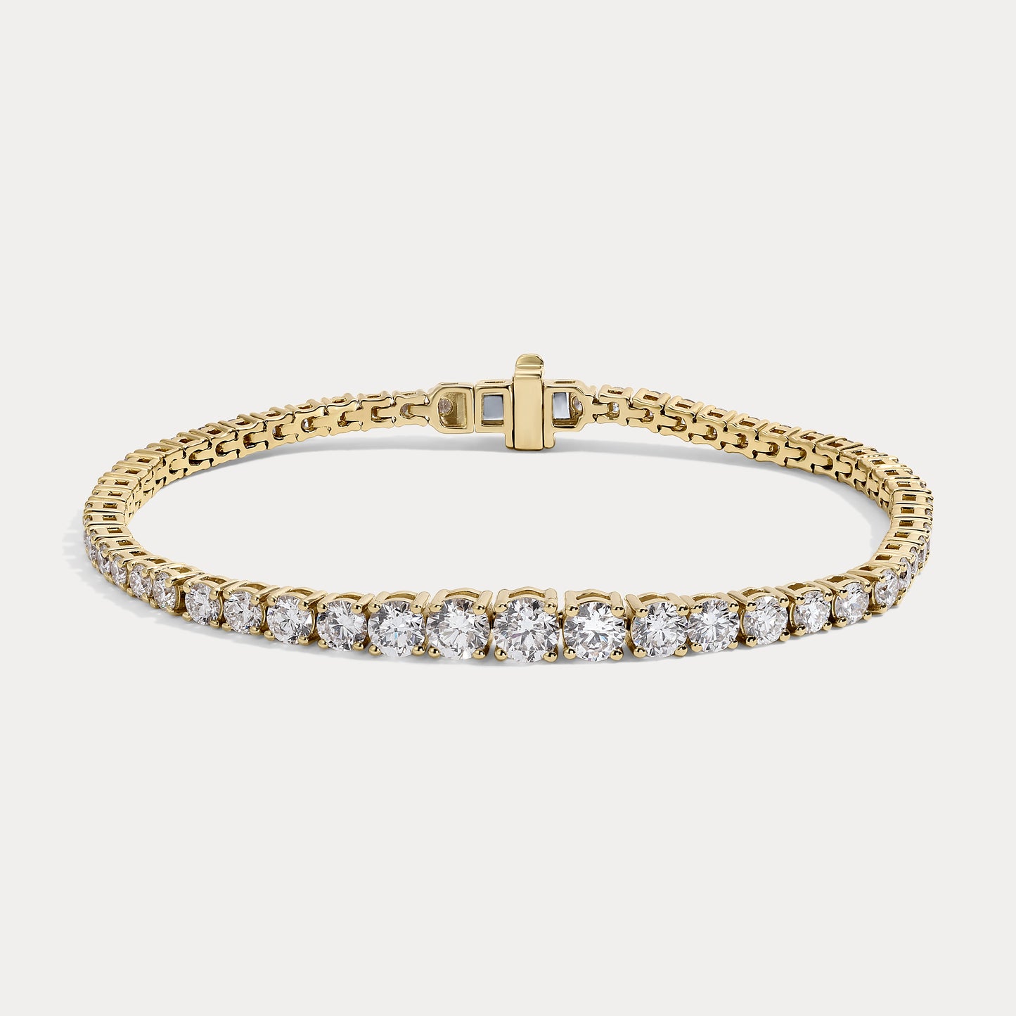 Graduating Round Diamond Bracelet