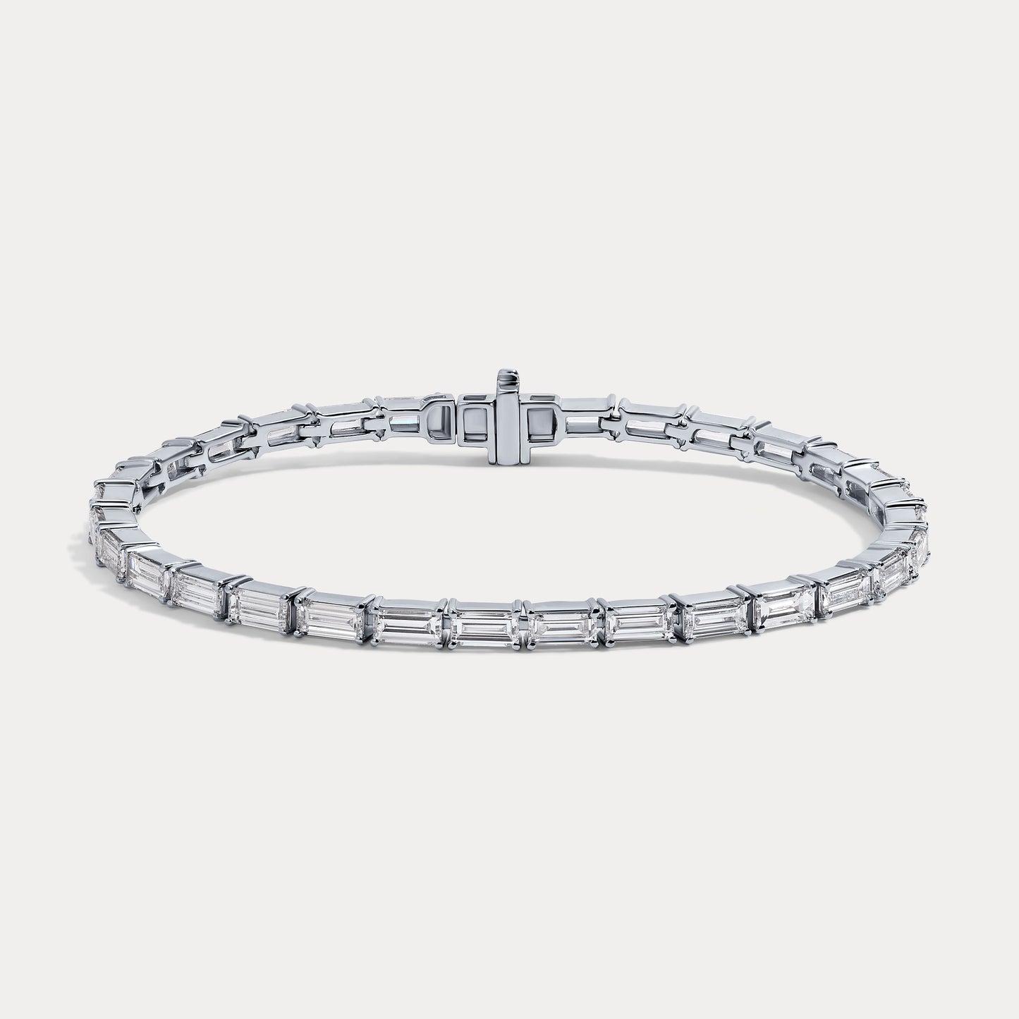 East West Baguette Diamond Bracelet