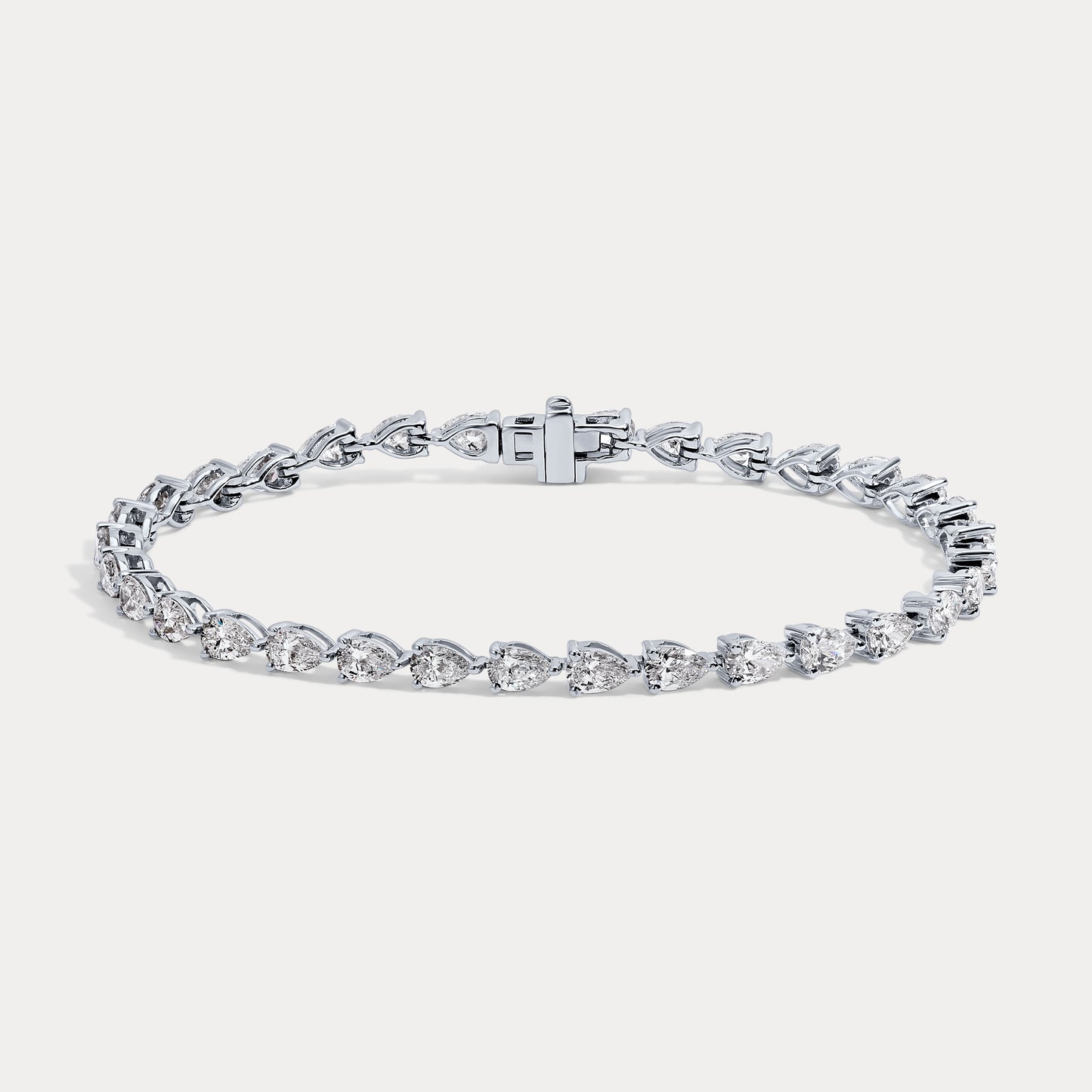 East West Pear Diamond Bracelet