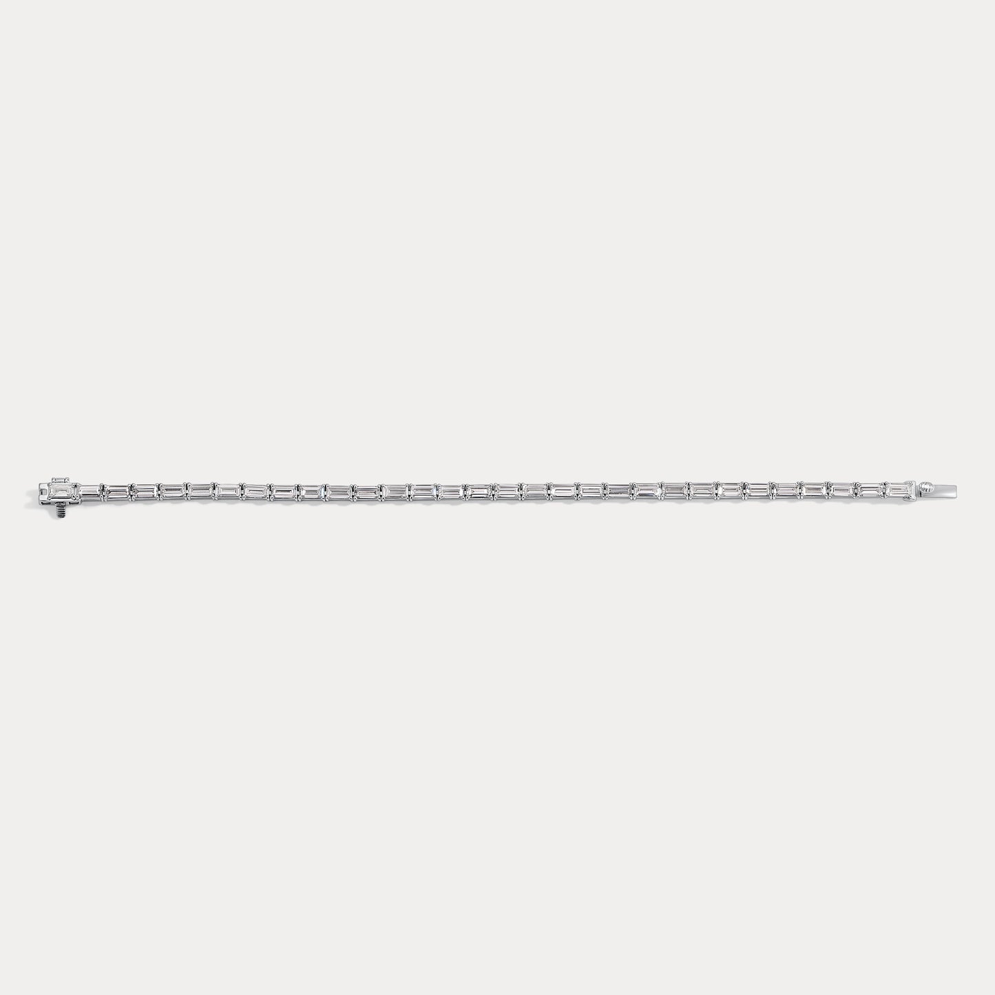 East West Baguette Diamond Bracelet