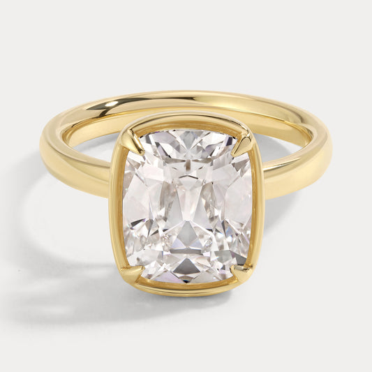 Amelia - 4.51ct Lab Grown Old Mine Engagement Ring