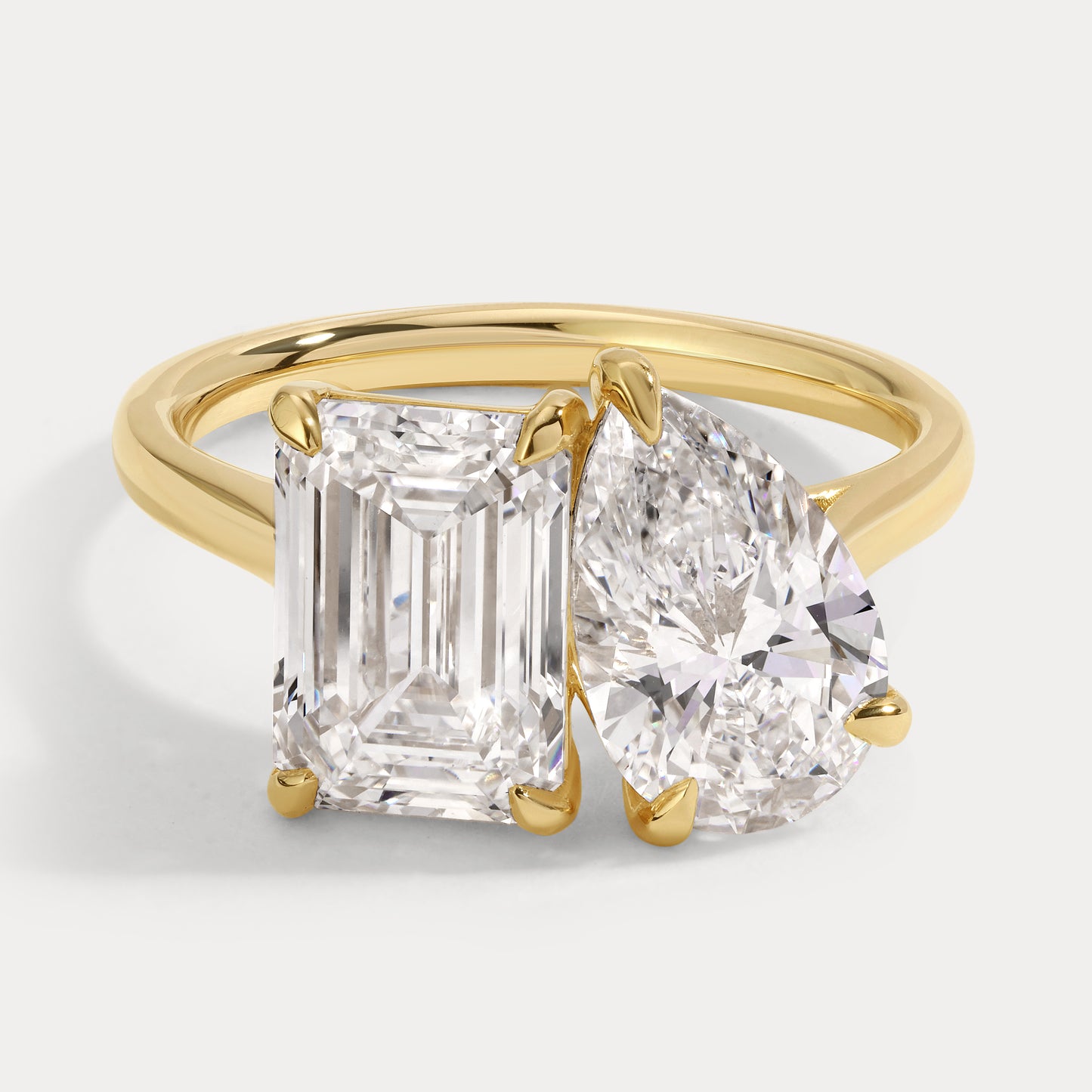 Mira - 4.27ct Lab Grown Two-Stone Engagement Ring