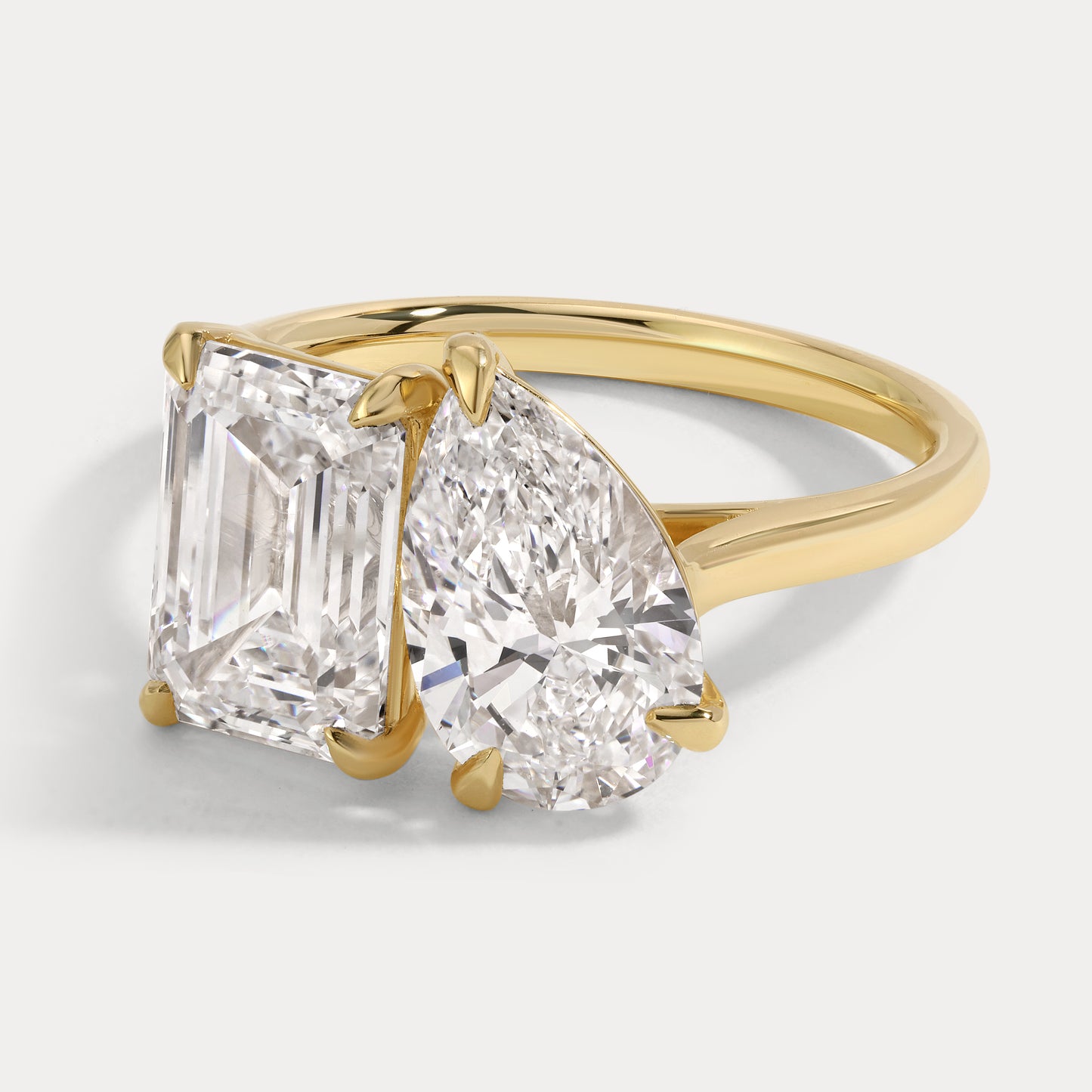 Mira - 4.27ct Lab Grown Two-Stone Engagement Ring