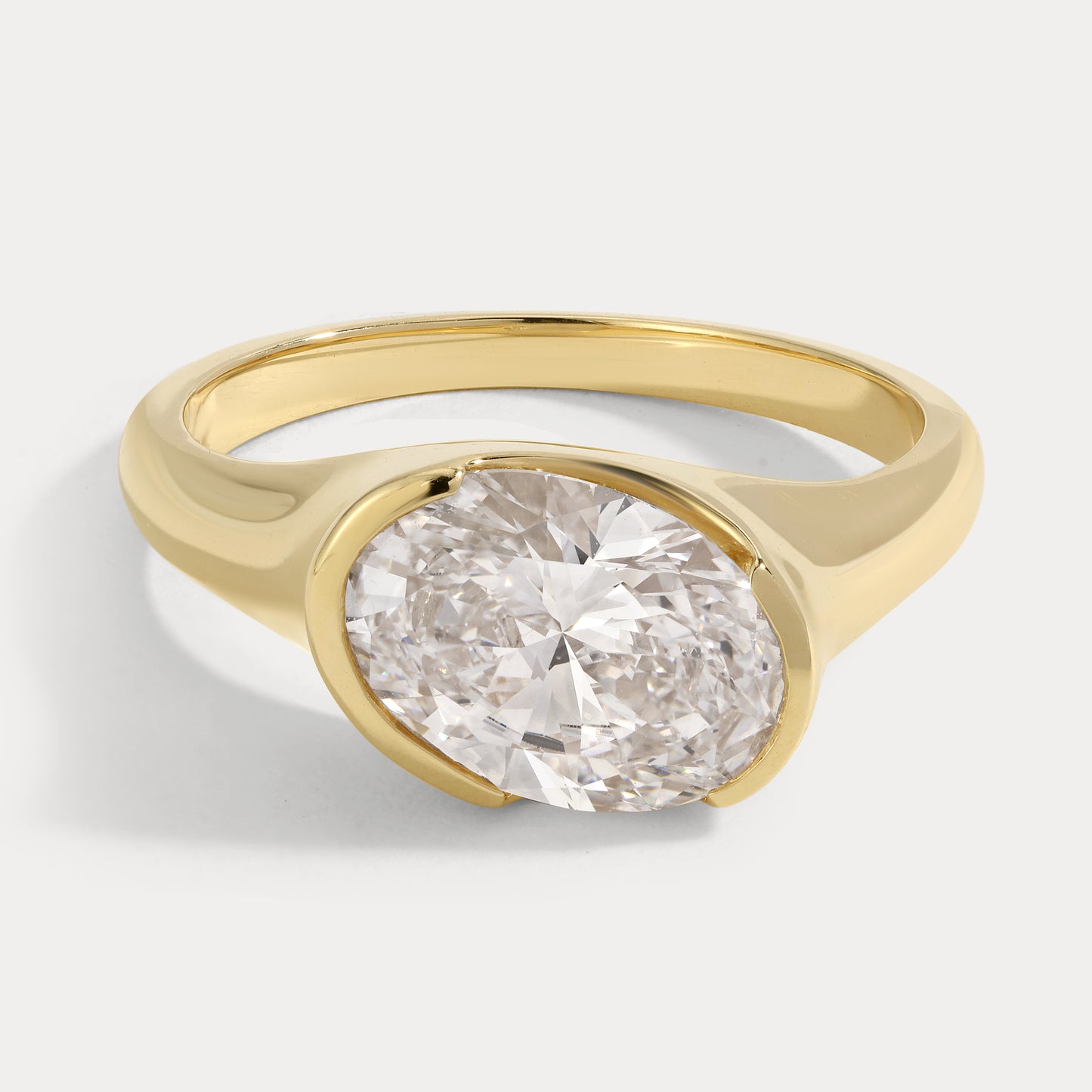 Charlie - 2.54ct Lab Grown Oval Engagement Ring