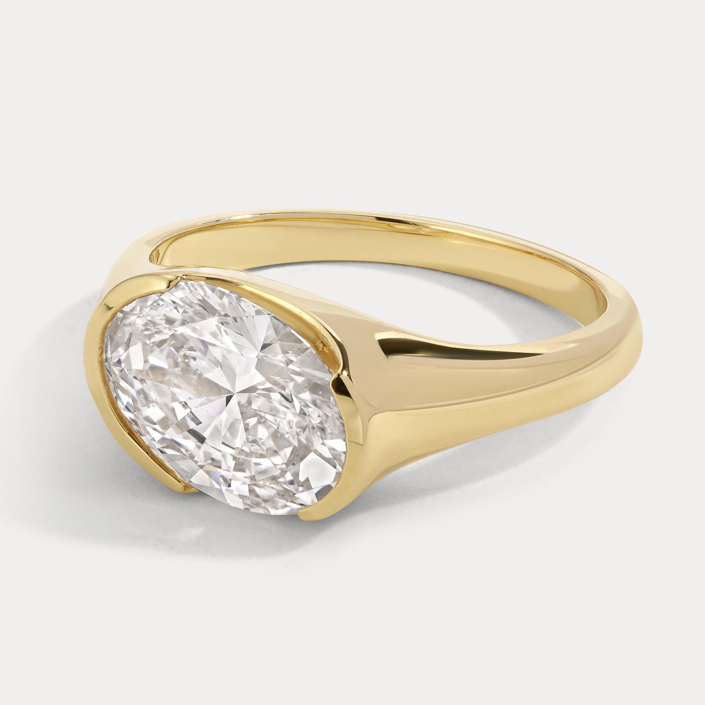Charlie - 2.54ct Lab Grown Oval Engagement Ring