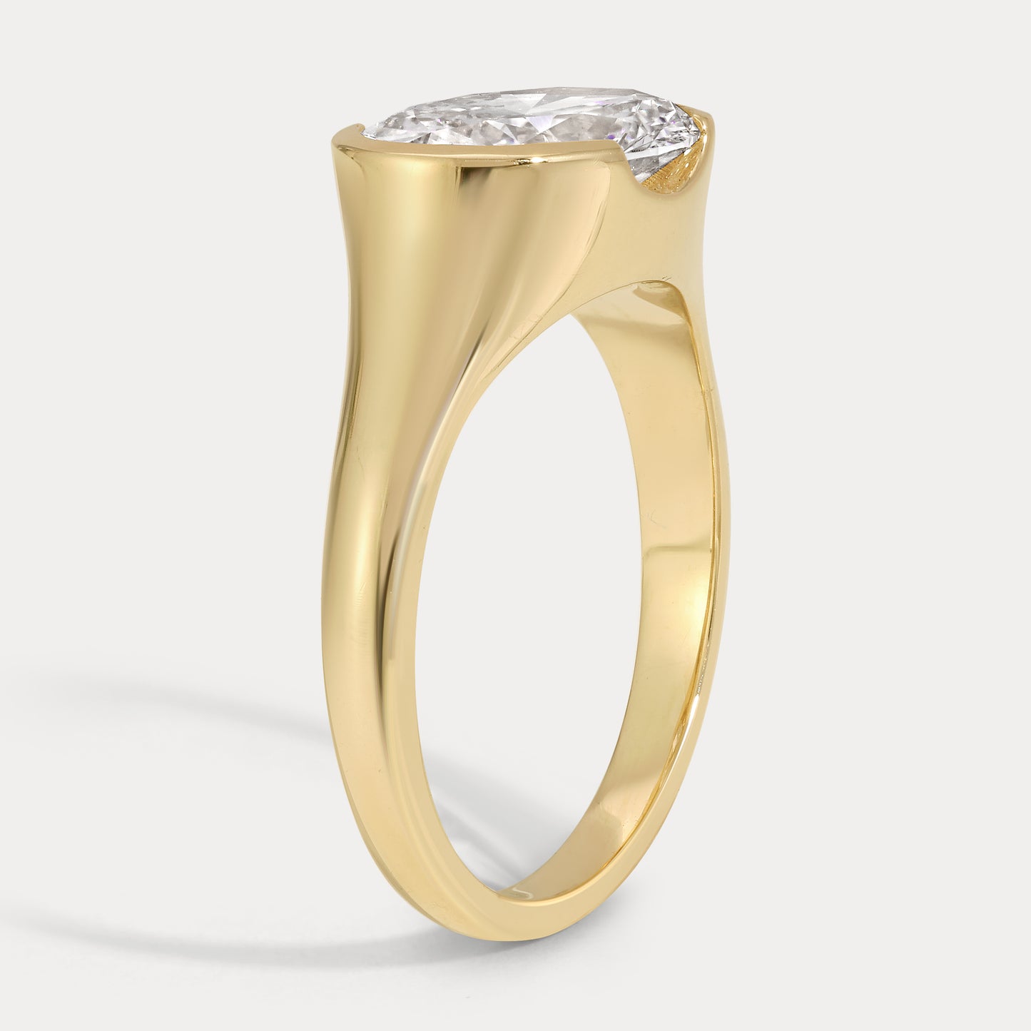 Charlie - 2.54ct Lab Grown Oval Engagement Ring